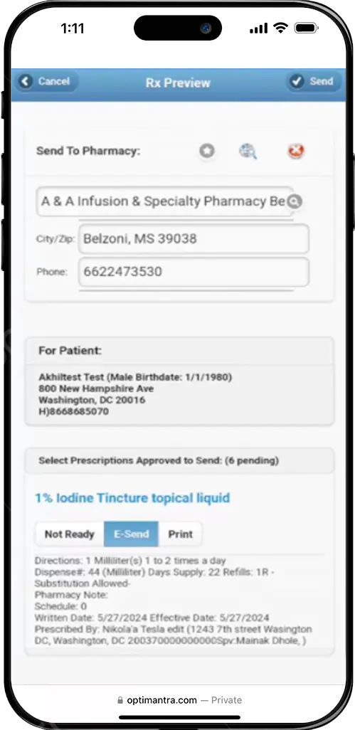 Annotatable Images to Record Injections and Quantities